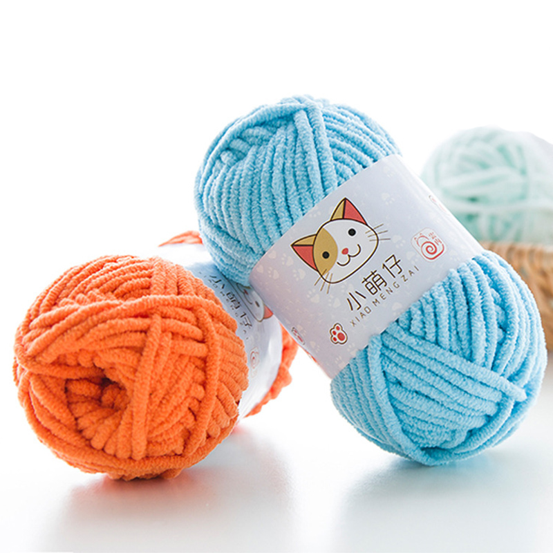 Wool Blanket Herringbone - 50Grams DIY Knitting Yarn Wool Line
