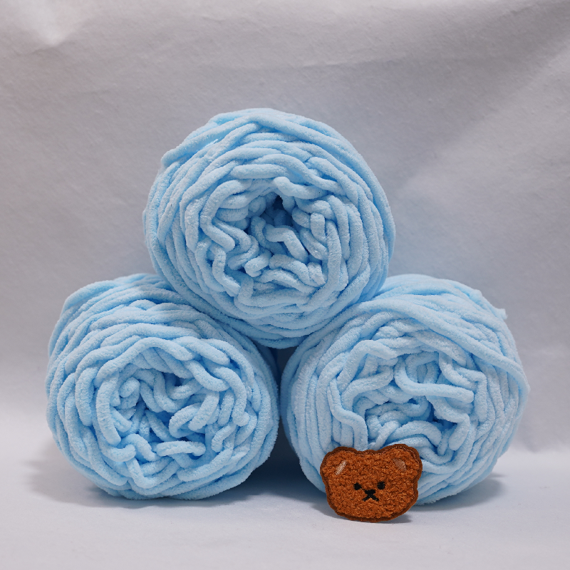 3PCS 300g Chenille Knitting Ya - Wool Blanket Herringbone ulasan dan harga