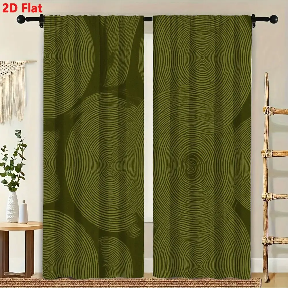 2Pcs Curtains 2D Flat Abstract - Home Textiles Online ulasan dan harga