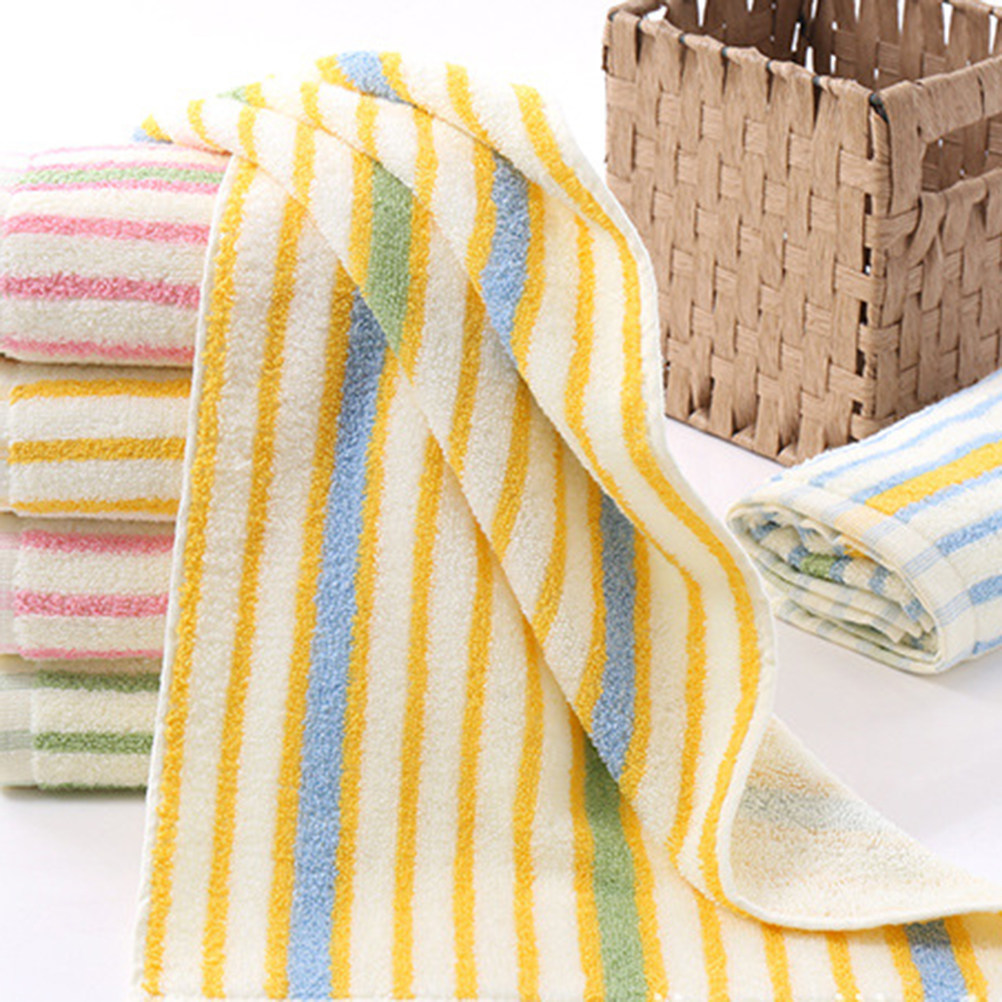 4Pcs Colorful Striped Cotton T - Home Textiles Pakistan ulasan dan harga
