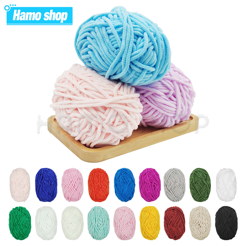 50g/Ball Ice Stripe Line Yarn  - Wool Blanket Herringbone ulasan dan harga