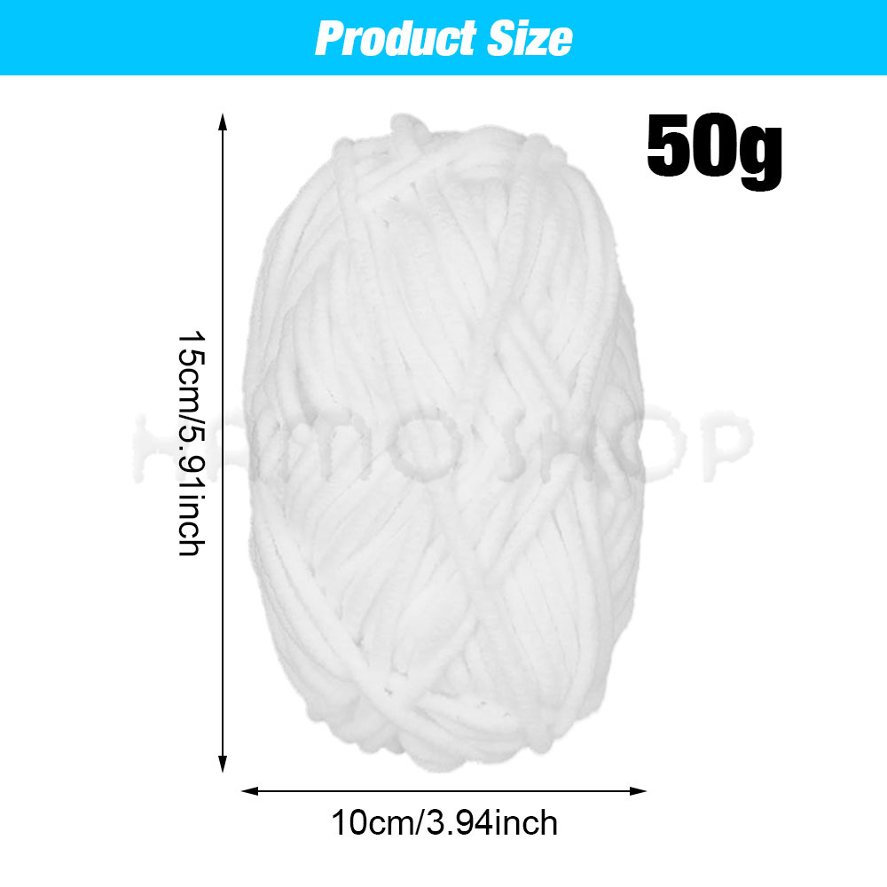 50g/Ball Ice Stripe Line Yarn  - Wool Blanket Herringbone ulasan dan harga