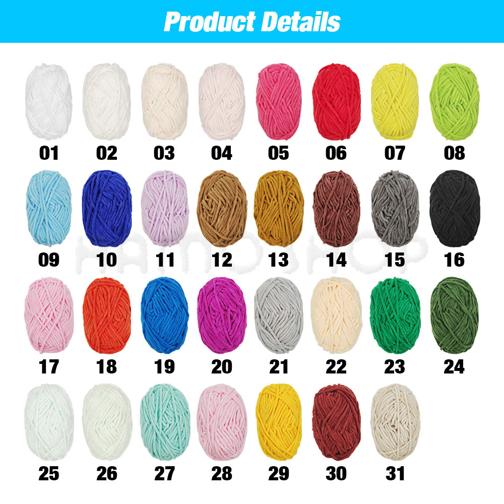 50g/Ball Ice Stripe Line Yarn  - Wool Blanket Herringbone ulasan dan harga