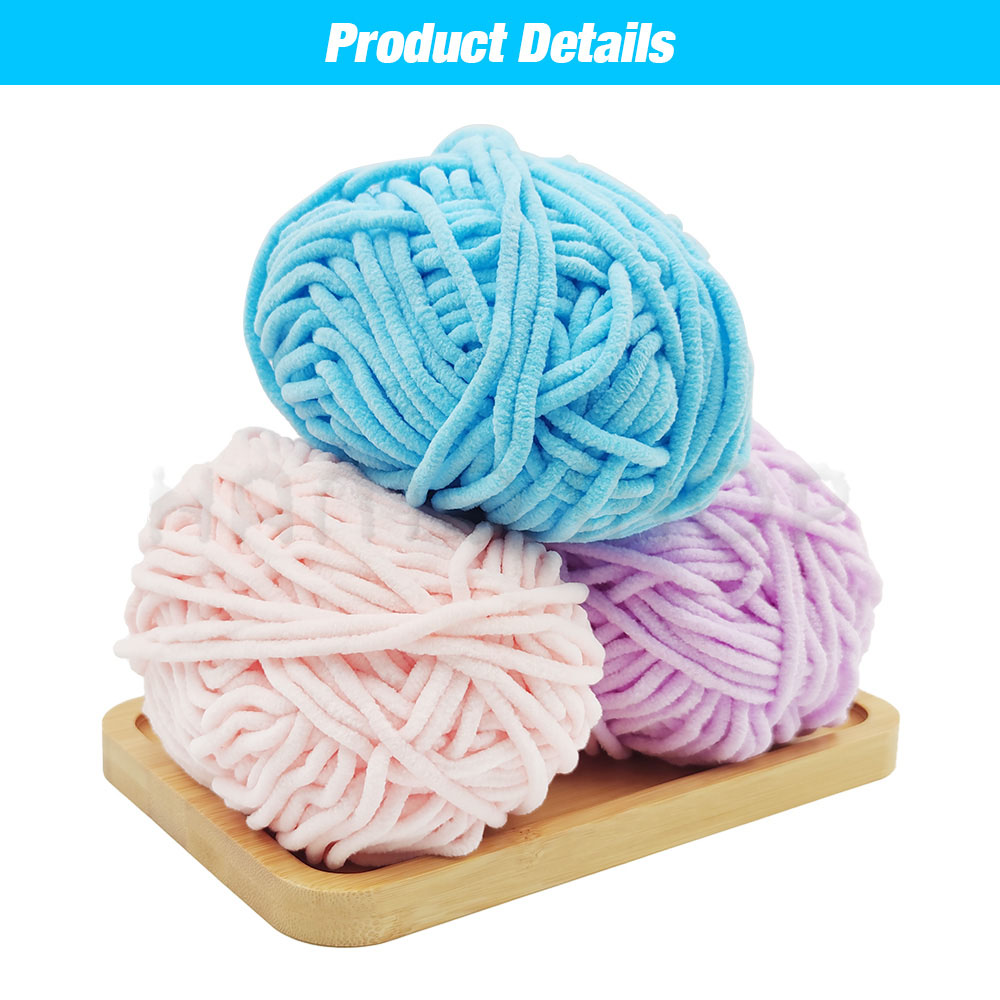 50g/Ball Ice Stripe Line Yarn  - Wool Blanket Herringbone ulasan dan harga