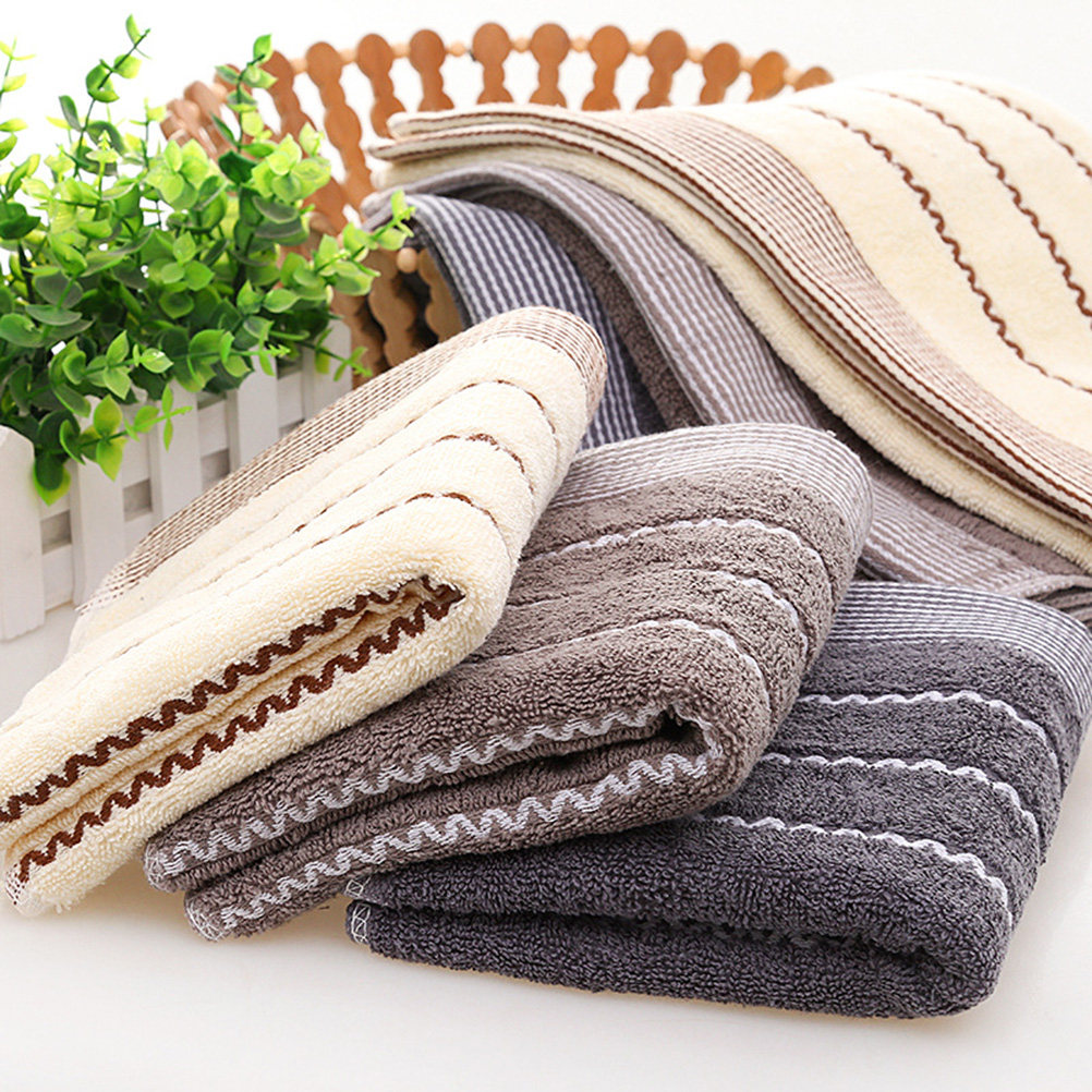 Wave Design Cotton Towels Supe - Home Textiles Pakistan ulasan dan harga