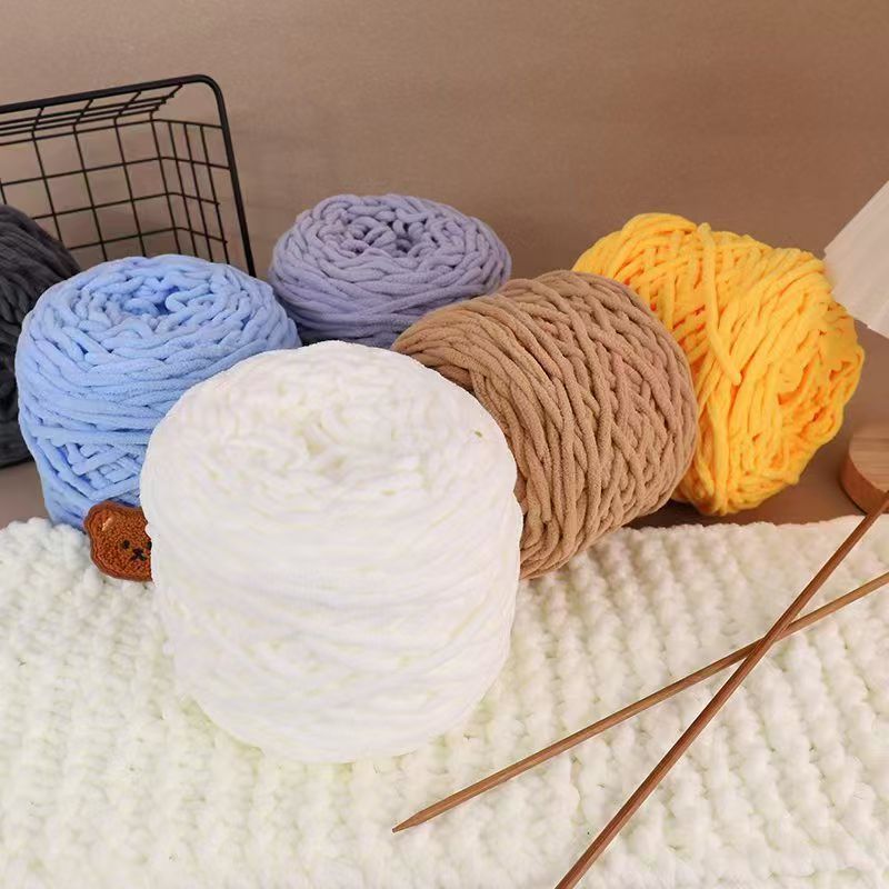 3PCS 300g Chenille Knitting Ya - Wool Blanket Herringbone ulasan dan harga