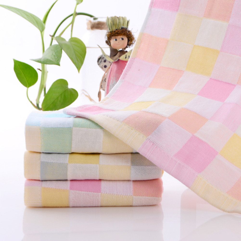 3Pcs Pure Cotton Gauze Towels  - Home Textiles Pakistan ulasan dan harga