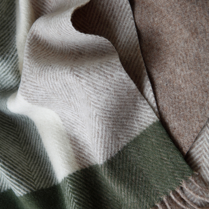 Cashmere Herringbone Pattern W - Wool Blanket Herringbone ulasan dan harga