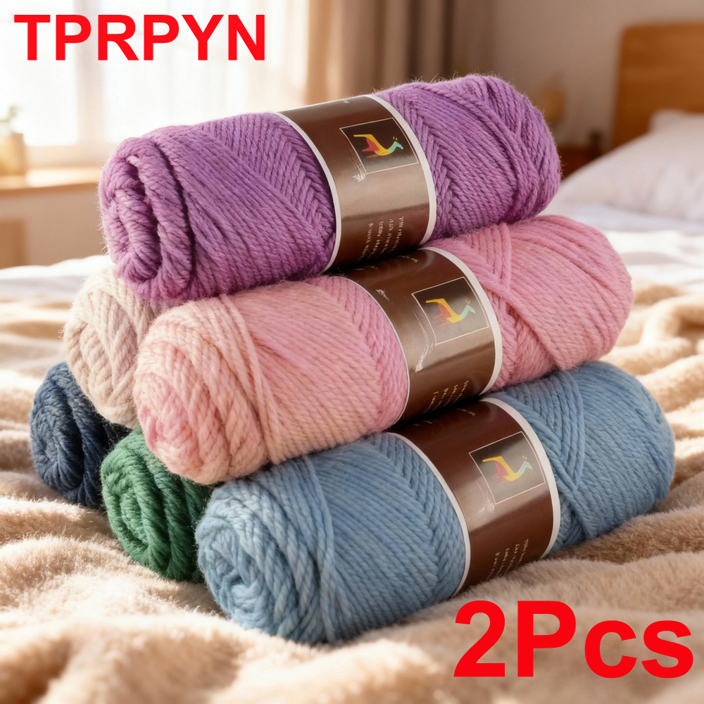 2Pcs total 200g Hand knitting  - Wool Blanket Herringbone ulasan dan harga