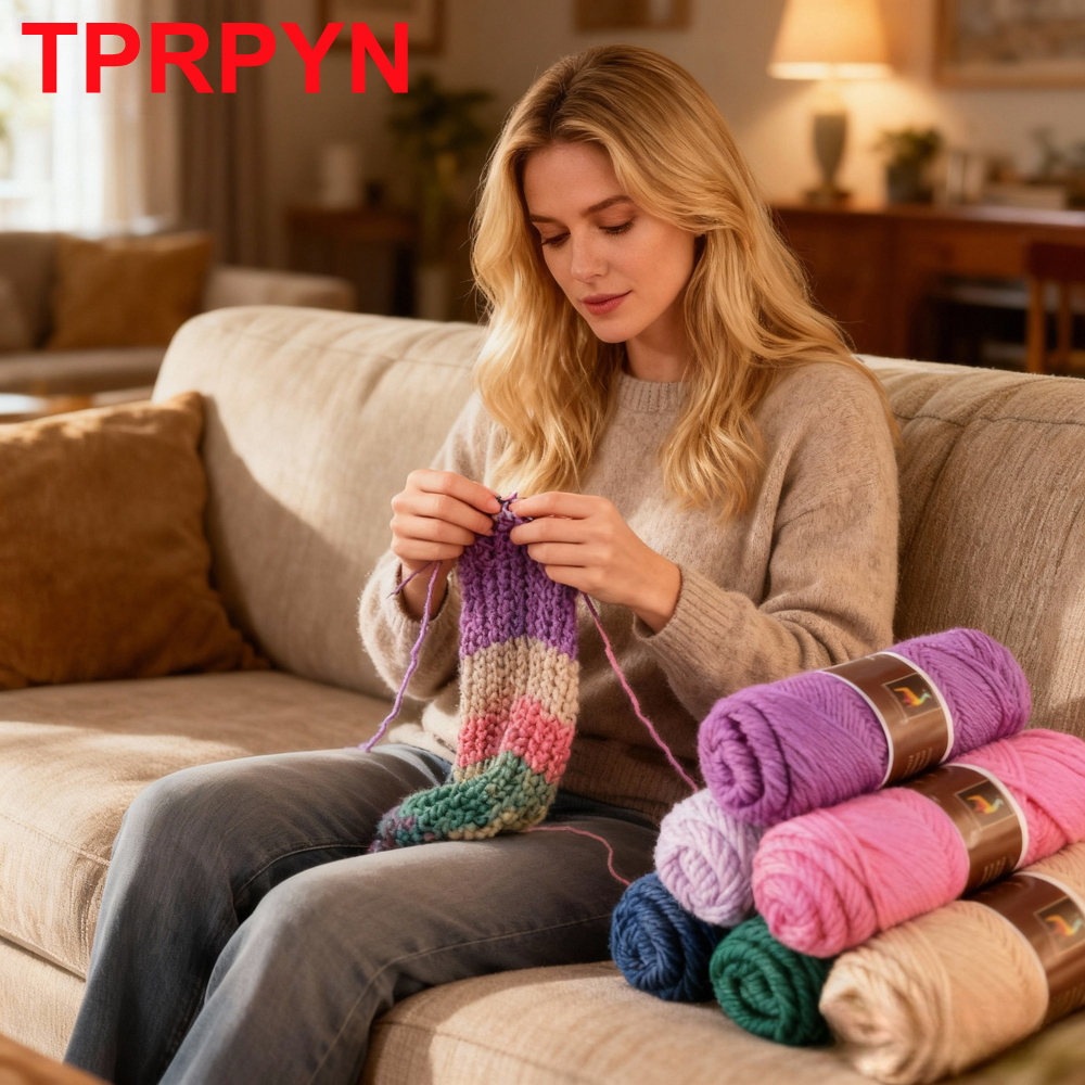 2Pcs total 200g Hand knitting  - Wool Blanket Herringbone ulasan dan harga