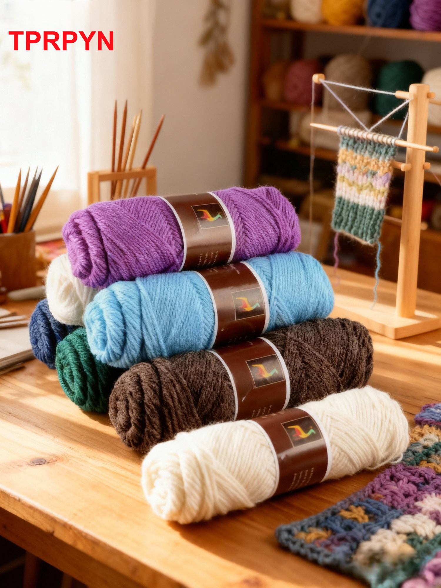 2Pcs total 200g Hand knitting  - Wool Blanket Herringbone ulasan dan harga