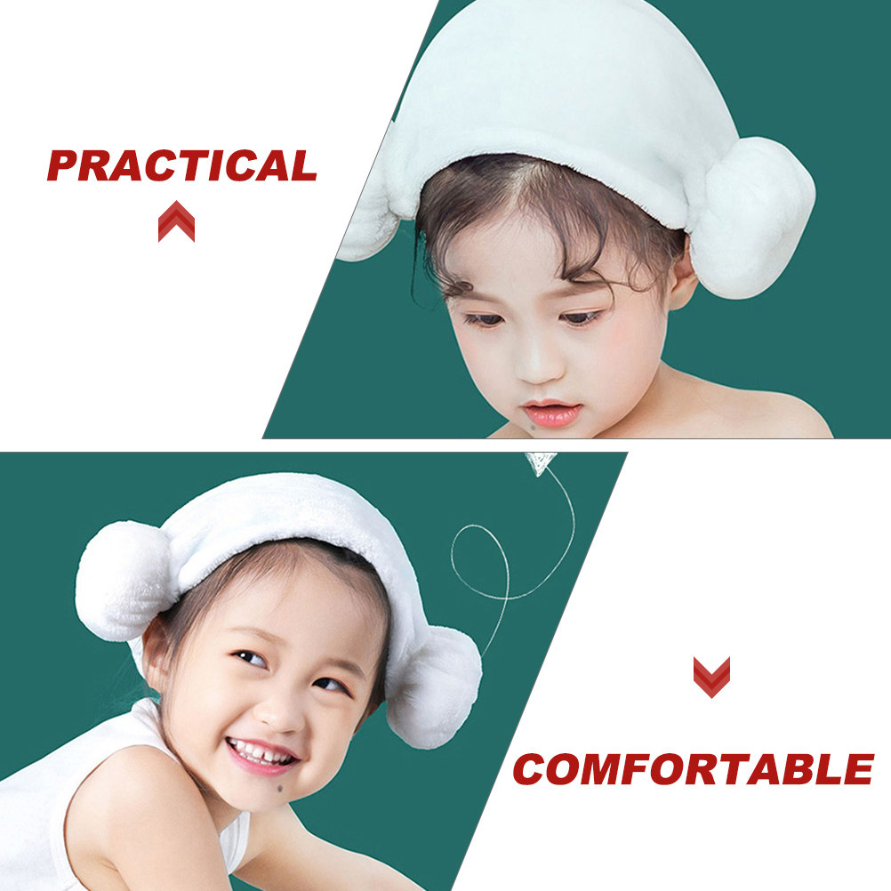 Heart Pattern Hair Drying Hat  - Home Textiles Pakistan ulasan dan harga