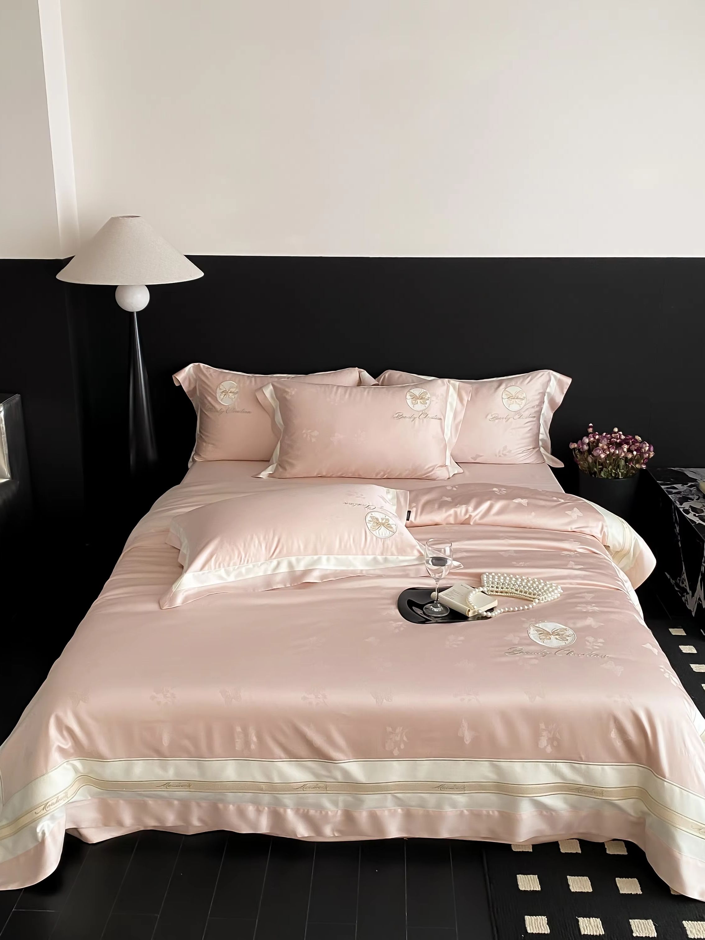 French Pastoral Floral Bedding - Linen Duvet Cover ulasan dan harga