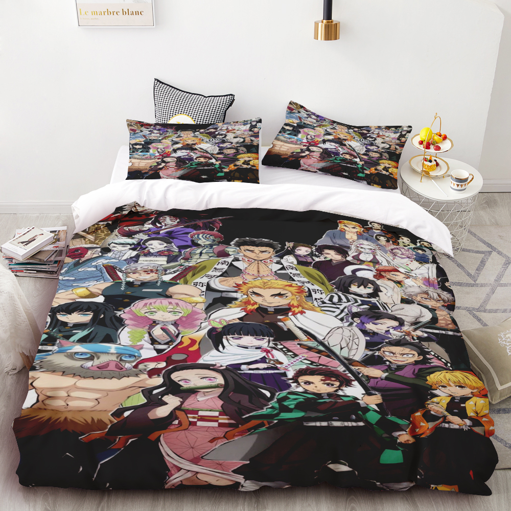 Duvet Cover Kamado Nezuko Demo - Linen Duvet Cover ulasan dan harga