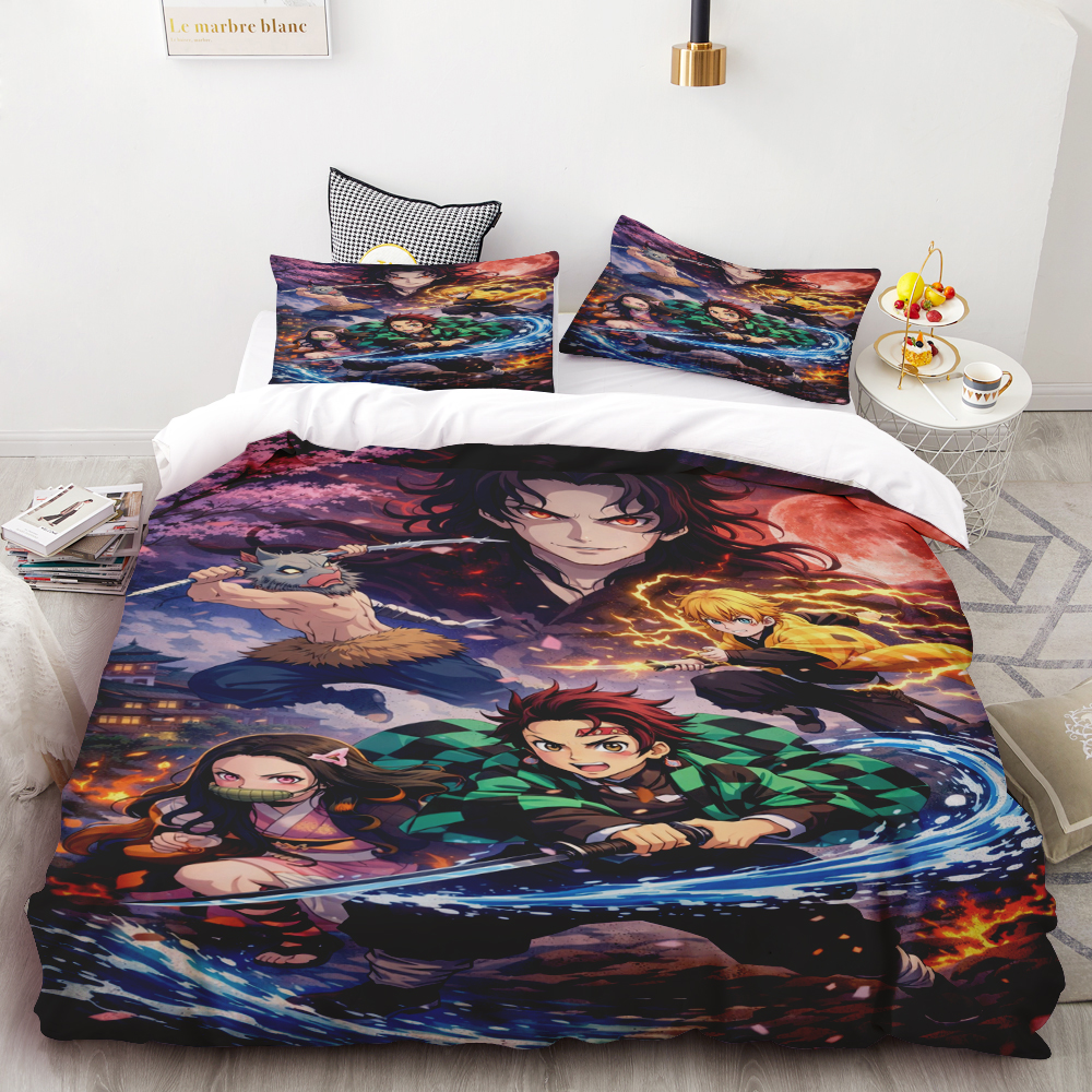 Duvet Cover Kamado Nezuko Demo - Linen Duvet Cover ulasan dan harga