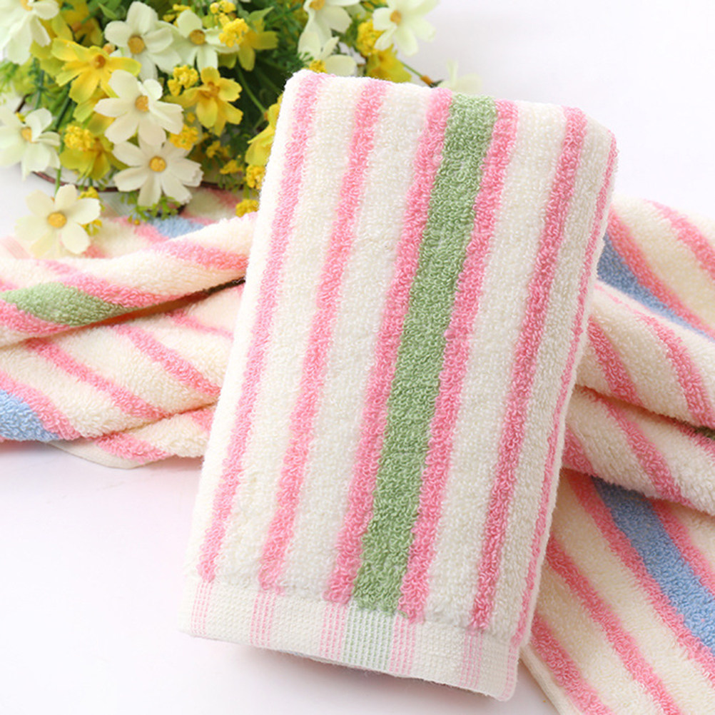 4Pcs Elegant Striped Bath Towe - Home Textiles Pakistan ulasan dan harga