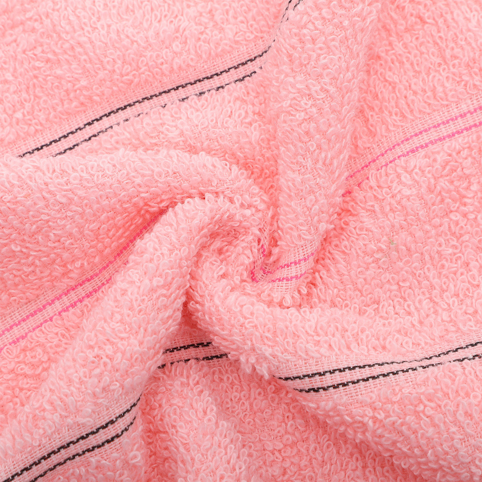 4Pcs Elegant Striped Bath Towe - Home Textiles Pakistan ulasan dan harga
