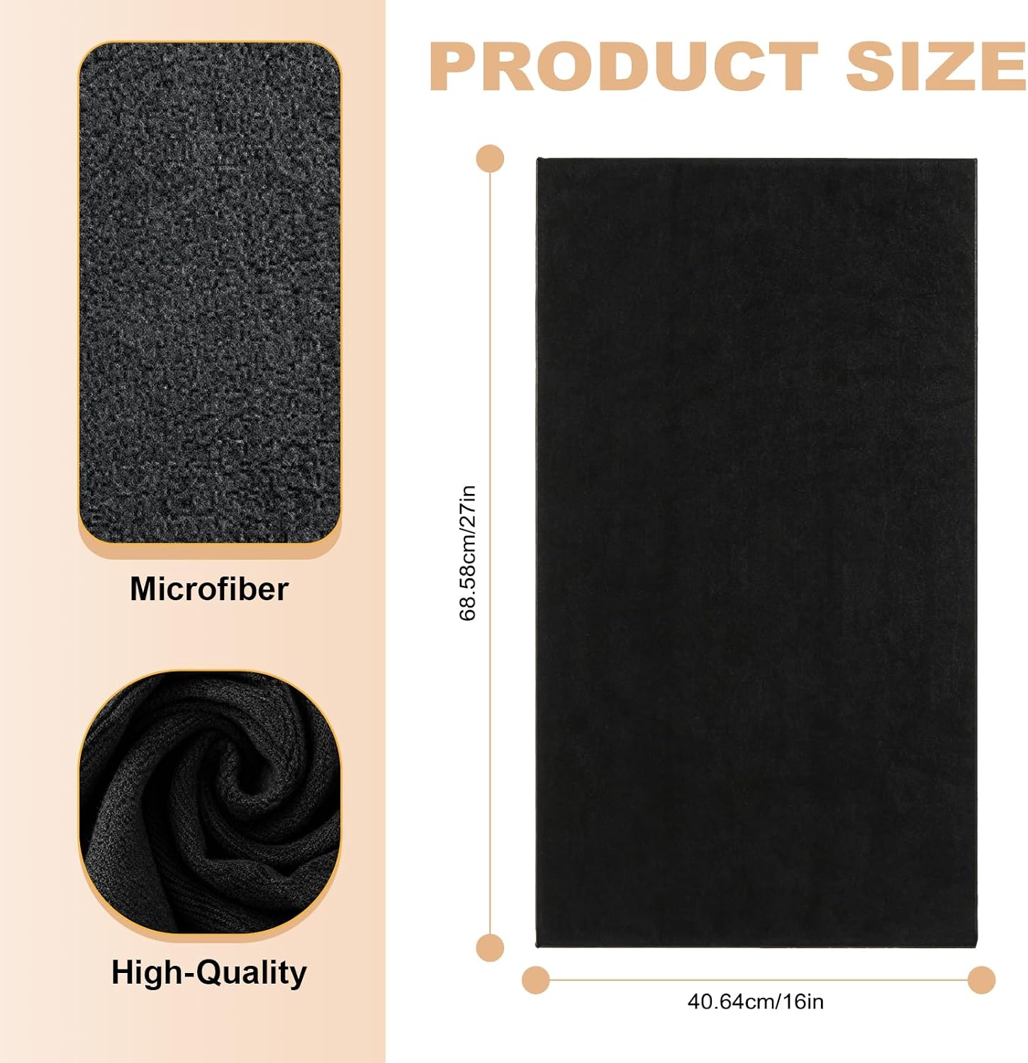 6 Pack Black Salon Towels Supe - Home Textiles Images ulasan dan harga