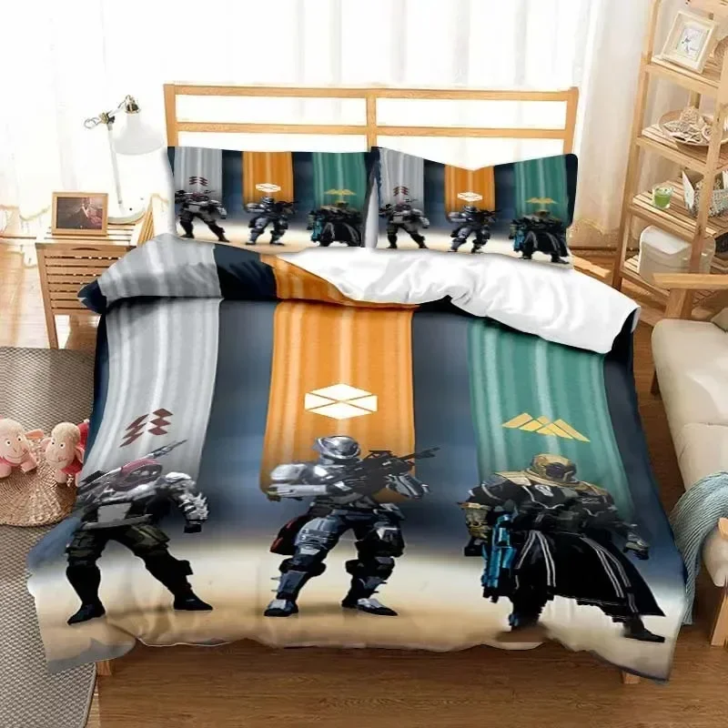Game Destiny Printed Bed Set D - Linen Duvet Cover ulasan dan harga
