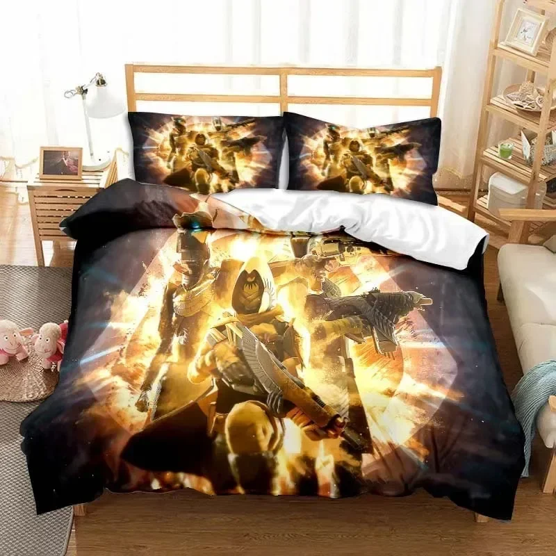 Game Destiny Printed Bed Set D - Linen Duvet Cover ulasan dan harga