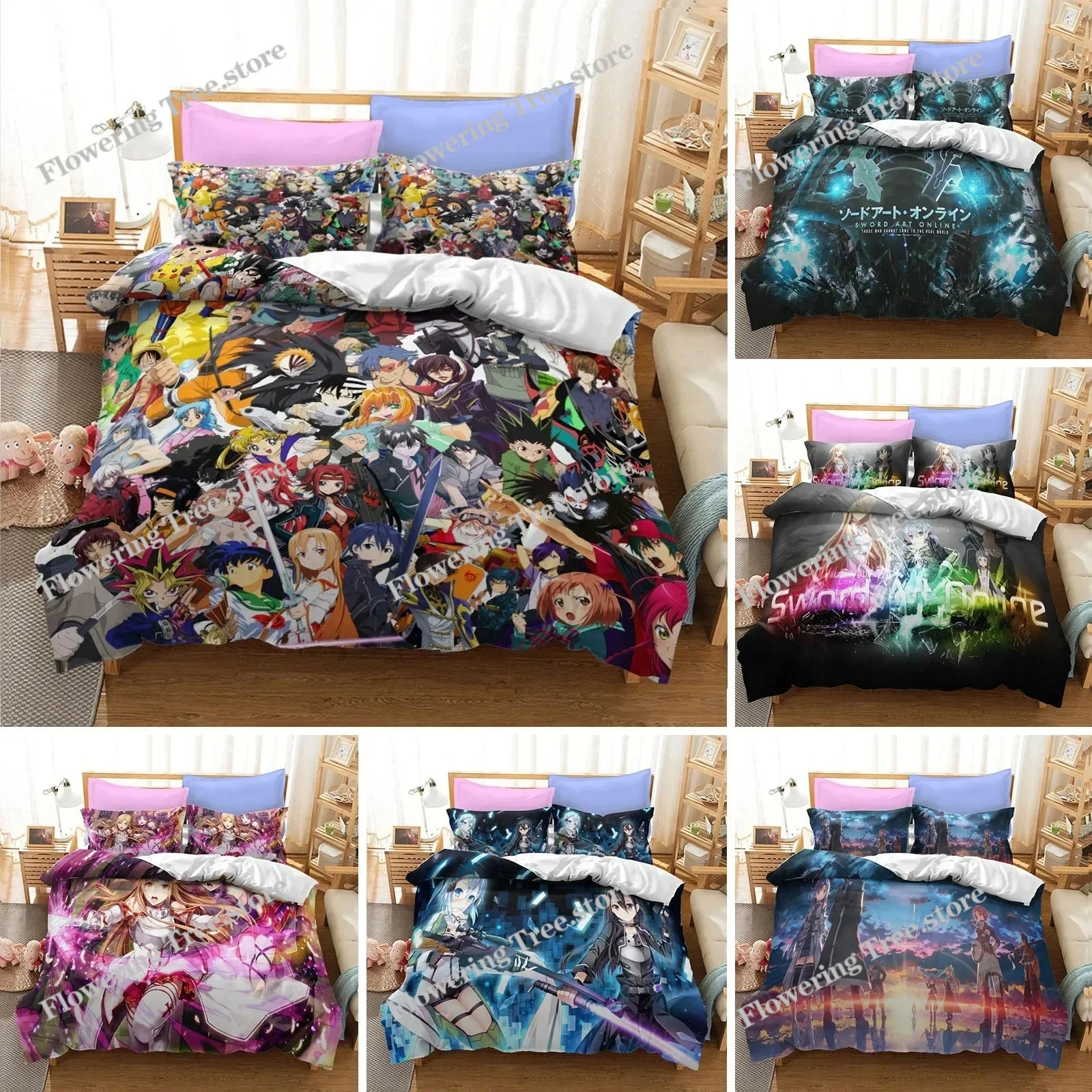 Anime Sword Art Online Bedding - Home Textiles Online ulasan dan harga